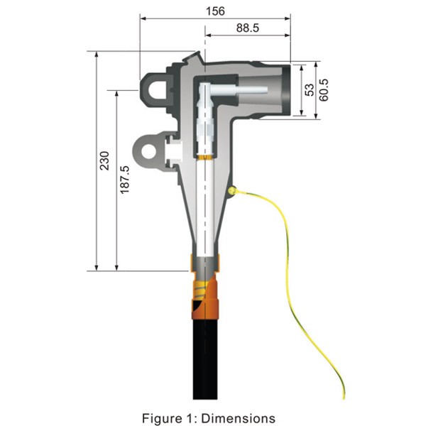 24KV 250A Loadbreak Cubitus Connector